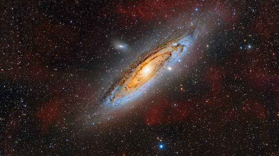 Andromeda’nın nefes kesen görüntüsü