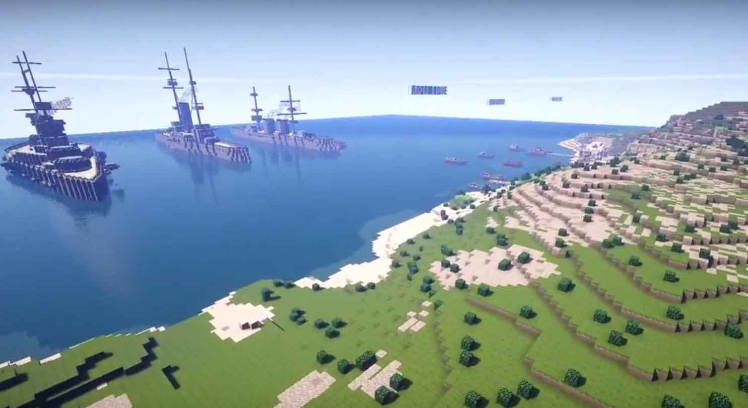 Gelibolu’yu ‘Minecraft’ oyununda inşa ettiler (Video)