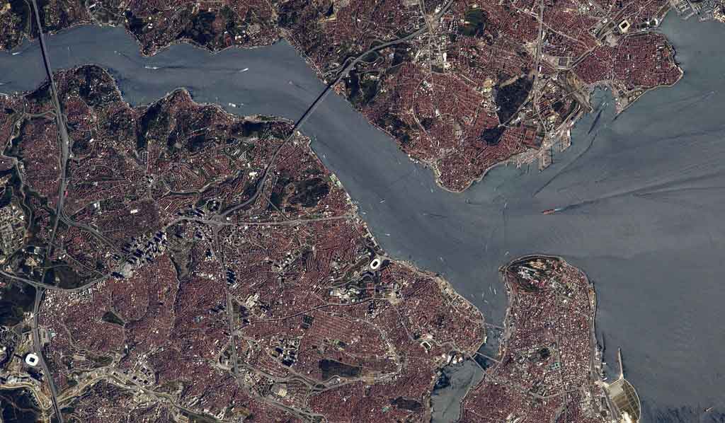Fransız astronottan İstanbul paylaşımı