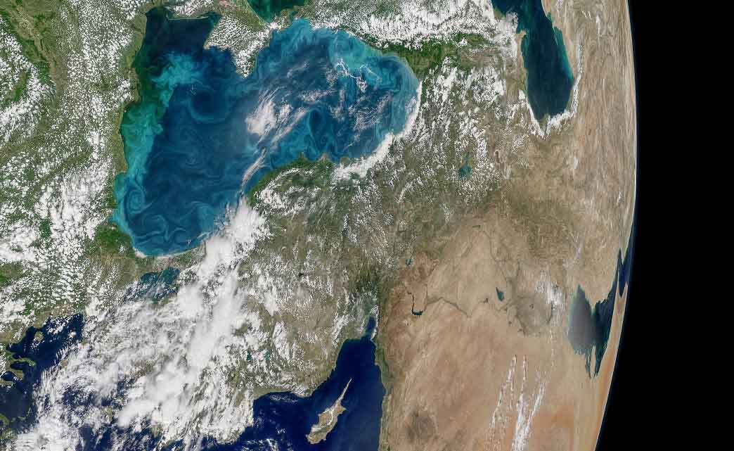 NASA’dan ‘Turkuaz Karadeniz’ fotoğrafı