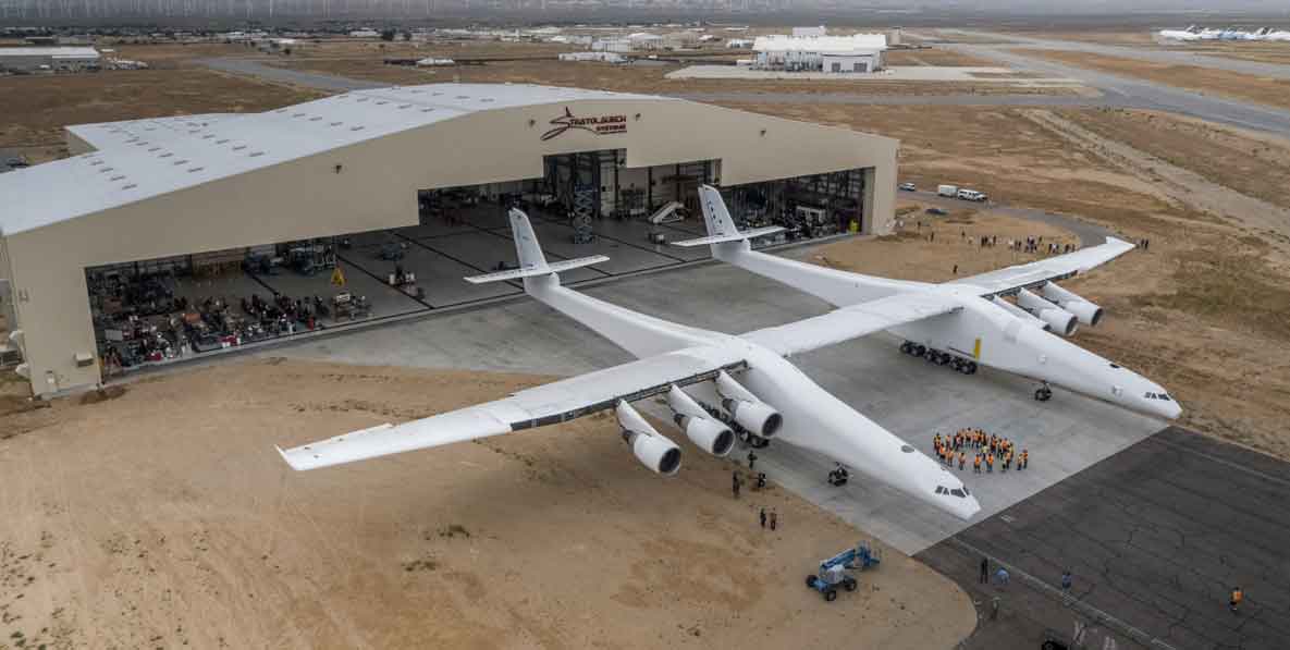Dünyanın en büyük uçağı: ‘Stratolaunch’